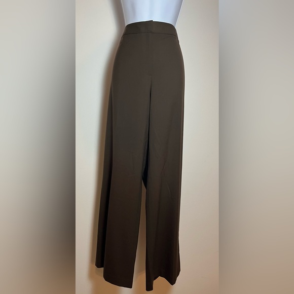 Lafayette 148 New York Espresso Dress High-Rise Waist Pants NWT! - Picture 2 of 10
